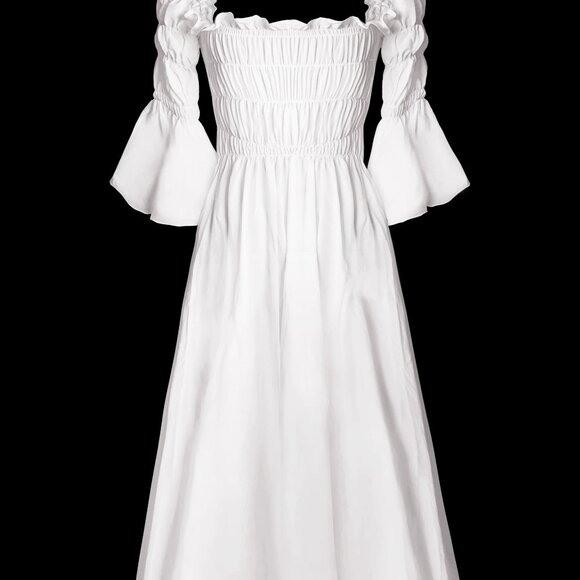 NWT Georgia Hardinge “Astra” Pleated Sculptural Dress – Size UK 4/US 0 - Picture 4 of 6